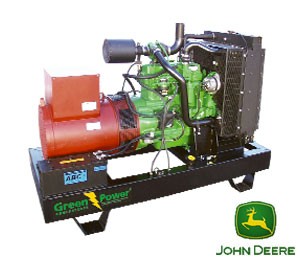 3 фазный резервный генератор с дизельным двигателем JOHN DEERE 1500 об/мин