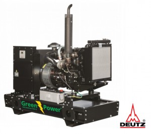 Deutz Elverk 20 kVA 16 kW manuell startpanel motor F3L 2011, vikt 530kg