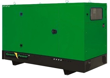 Fiat Elverk 45 kVA 36 kW ljudisolerad/täckt manuell startpanel