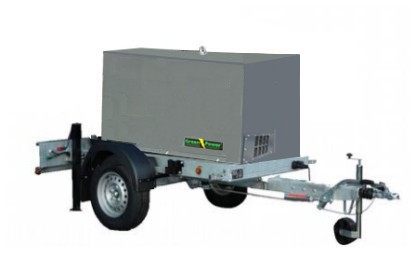 Mobil trailer SC100 med bränsletank 440liter