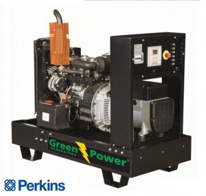 Perkins Elverk 15 kVA 12 kW manuell startpanel