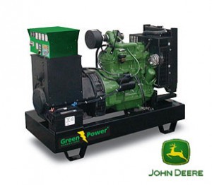 John Deere dieselmotor 30 kVA, 24 kW automatisk startpanel 