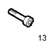 Topplocksskruv M6x25 mm