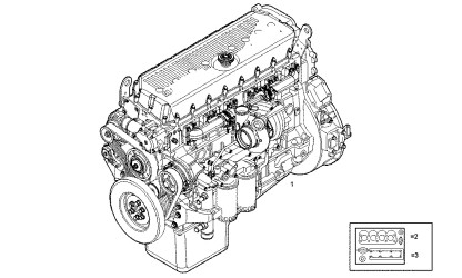 Motorenhet CURSOR13 TE3A