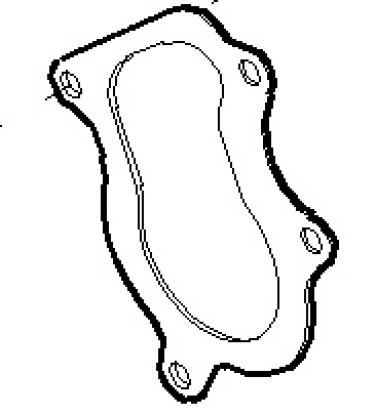 Plat motorpackning