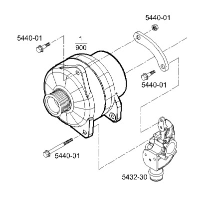 Generator JOHNSTON - 35-845-104R